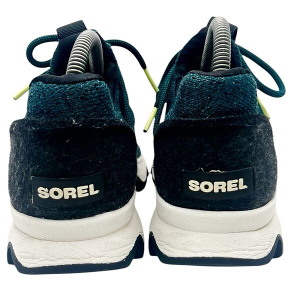 Sorel Kinetic Lace Sneaker Women 7.5 Green Active Ankle Running Shoes - Picture 4 of 6